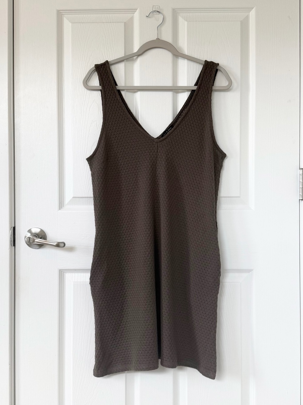 rag & bone Sleeveless V-Neck Mini Dress in Brown - Picture 2 of 9